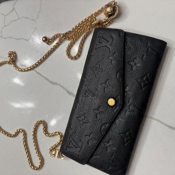 Louis Vuitton Long Wallet Monogram/empreinte Portefeuille missing inside pouch - Picture 6 of 12